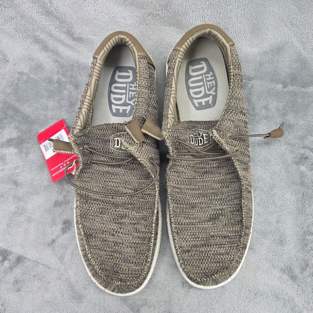 Hey Dude Men's Ultralight Wally Sox Italian Style Slip-On Shoes Size M15 - Picture 3 of 10